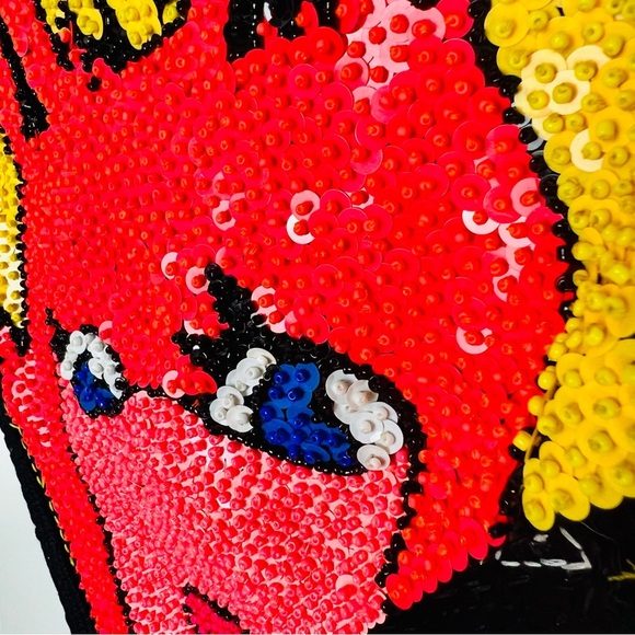 Discount Universe Trash TWO PIECE SET Sequin Beaded Festival Tube Top & Bottoms - Picture 8 of 13